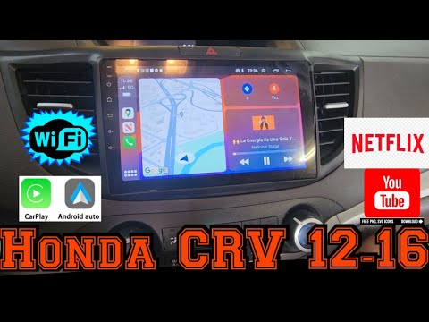 Видео: Honda CRV 2013 года. Как снять магнитолу. Установка Carplay. Android Auto Mirror Cast. Netflix. Y...