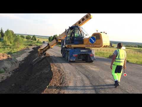Видео: АО «ВАД» татра 815 UDS114 дороги откосы контроль качества