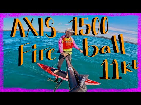 Видео: AXIS 1500 Fireball | 11 узлов | Sup Foil Downwind