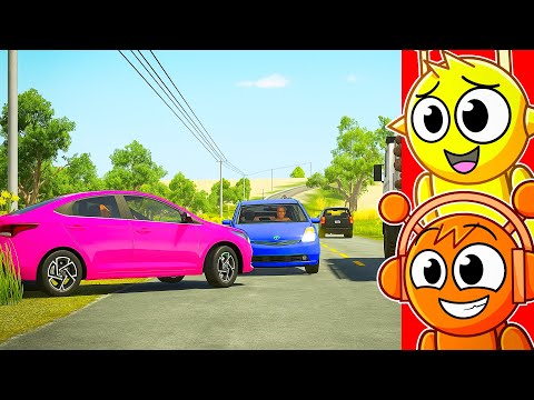 Видео: Sprunki реагирует на РЕАЛИСТИЧНЫЕ АВТОСТОЛКНОВЕНИЯ! (BeamNG Drive)