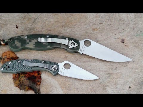 Видео: Нож Spyderco Military ИМХО