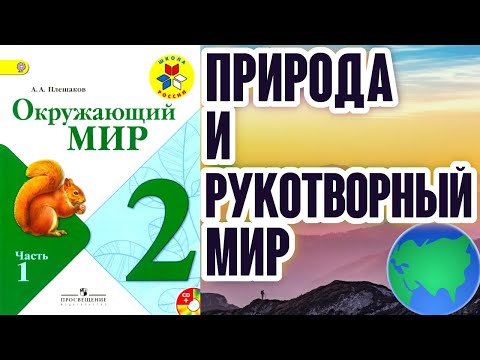 Видео: Окружающий мир 2 класс. Природа и рукотворный мир. С ответами, стр 14