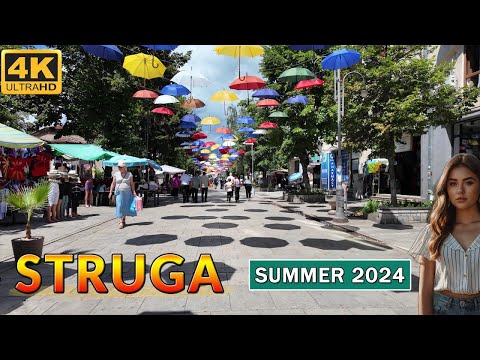 Видео: STRUGA 2024 - Summer WALK TOUR *Macedonia Travel Guide* 【4K】 🚶‍♂️ СТРУГА, Македонија (Лето 2024) 🇲🇰
