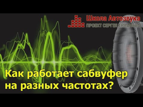 Видео: Как работает сабвуфер на разных частотах?