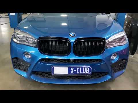 Видео: BMW X6 F86    M Облицовка переднего бампера снимаем ставим!