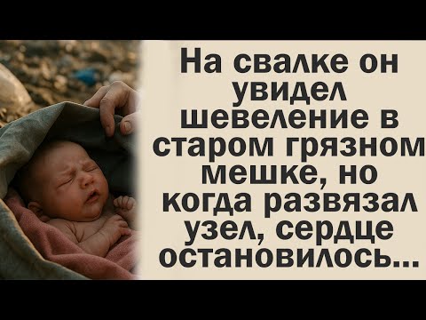 Видео: На свалке он увидел шевеление в старом грязном мешке, но когда развязал узел, сердце остановилось...