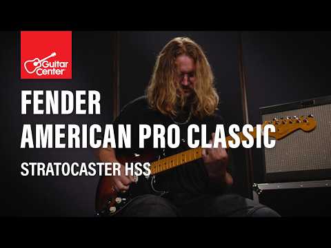 Видео: НОВЫЙ Fender American Professional Classic Stratocaster HSS | Демонстрация с Ризом Масленом из Bi...