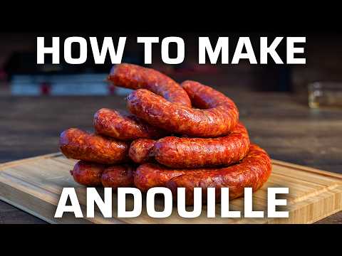 Видео: Рецепт аутентичных каджунских колбасок «андуй» на гриле-пеллете | Camp Chef
