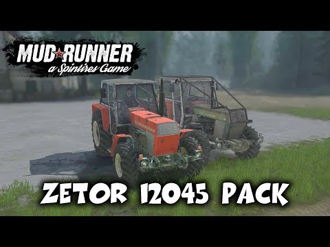 Видео: Spintires: MudRunner обзор мода [ Zetor 12045 Pack ] ПОЖАР