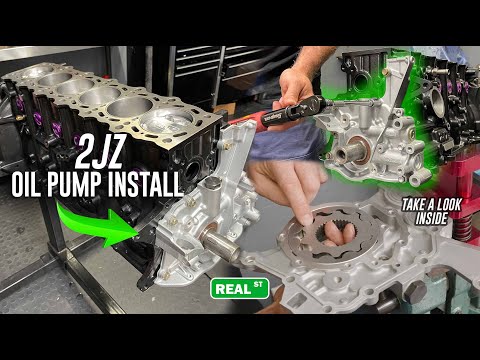 Видео: Предотвращение поломок масляного насоса Toyota 2JZ | Как открыть, осмотреть и установить — шаг за...