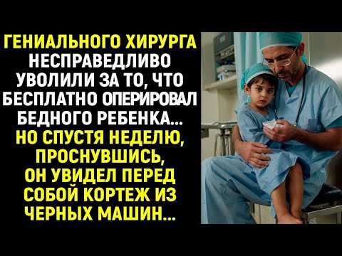Видео: Гениального хирурга несправедливо уволили за то, что бесплатно оперировал бедного ребенка  А позж