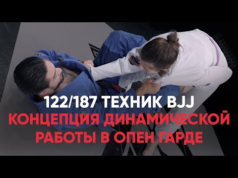 Видео: Концепция динамической работы в опен гарде / Phantom armbar from shallow lasso guard
