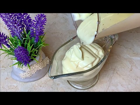 Видео: Вкусный МАЙОНЕЗ Без Яиц и Без Молока! За МИНУТЫ!