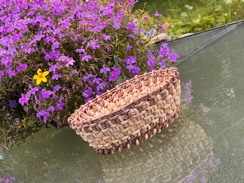 Видео: Корневое плетение, узор Узелки. Root weaving. Knotted Pattern