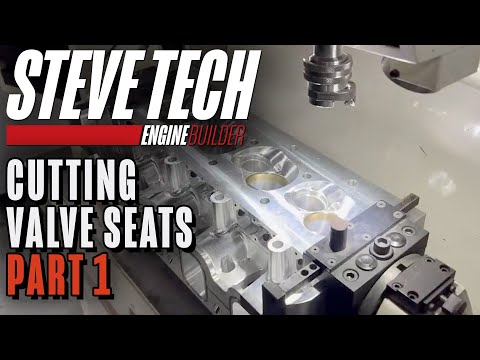 Видео: Новая головка блока цилиндров SMX проходит обработку под седла клапанов — Часть 1