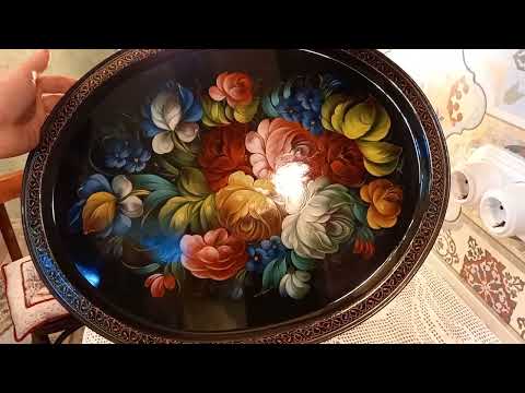 Видео: Показ чайных пар , Жостово, вязаные вещи!!!