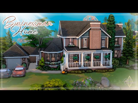 Видео: Дом семьи бизнесмена 💵| Симс 4: Строительство | Businessman Family Home | The Sims 4: Speed Build