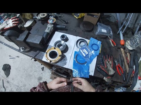 Видео: Гидроцилиндр рукояти экскаватор-погрузчик Caterpillar432d