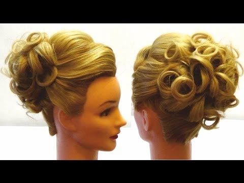 Видео: Вечерняя прическа. Праздничная прическа .Evening hairstyle