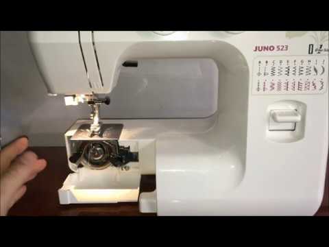 Видео: Janome Juno 523.Устраняем стук челнока.