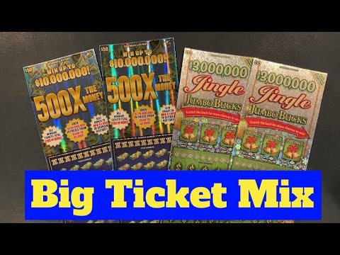 Видео: ‼️ Большой микс билетов ‼️ В 500 раз больше денег 💰 против Джангл-Джамбо-баксов стоимостью 3 000 ...