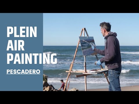 Видео: ПЛЕНЭР масляная живопись ПОЛНЫЙ ПРОЦЕСС морской пейзаж