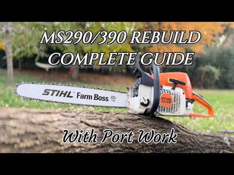 Видео: Руководство по восстановлению MS290 / MS390 (с портовыми работами)