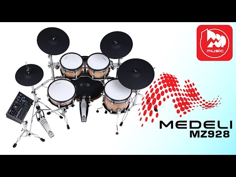 Видео: Гибридная ударная установка MEDELI MZ928 || Топовый уровень