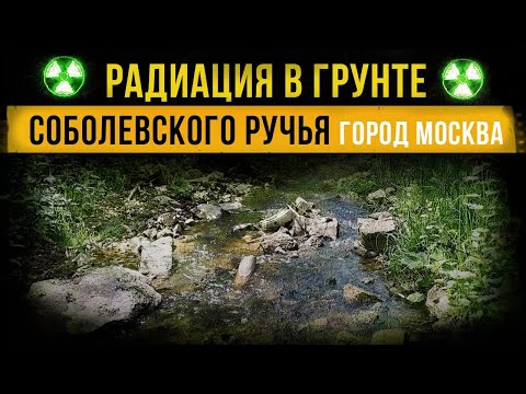 Видео: ☢ Радиация в грунте Соболевского ручья. Город Москва.