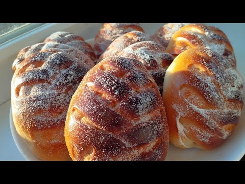 Видео: Воздушные булочки с ЯБЛОКАМИ И КОРИЦЕЙ 😍