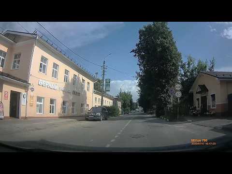 Видео: На машине по Калужскому шоссе. Город Боровск. Июль 2025