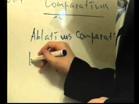 Видео: Урок 10. Степени сравнения в латинском.avi