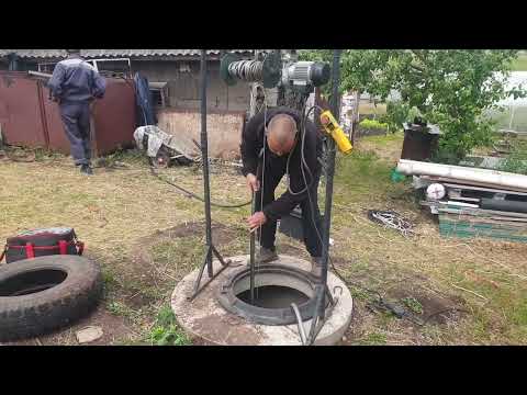 Видео: КАК ВЫТАЩИТЬ  застрявший заиленный НАСОС ?