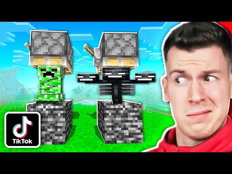 Видео: Я НЕ МОГ ПОДУМАТЬ, ЧТО ЭТО СРАБОТАЕТ! ПРОВЕРКА УГАРНЫХ ЛАЙФХАКОВ ИЗ ТИК ТОКА В МАЙНКРАФТ !