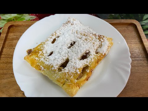 Видео: Яблочные слойки ❤️Apfeltaschen mit Zimt #выпечка #blätterteig 