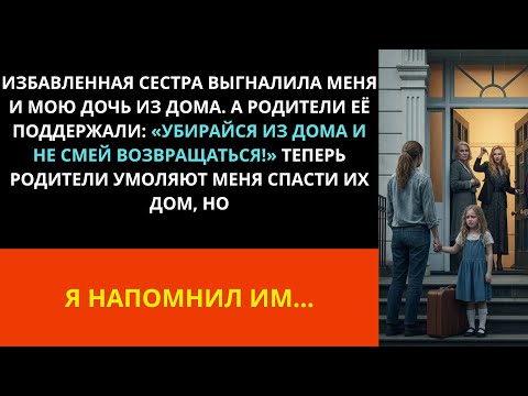 Видео: Избалованная сестра выгнала меня и мою дочь из дома. А родители её поддержали...