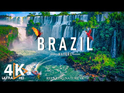 Видео: БРАЗИЛИЯ 4K UHD - Расслабляющая музыка с красивыми природными сценами 4K Video Ultra HD
