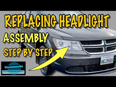 Видео: Как заменить блок-фару на Dodge Journey и Fiat Freemont?