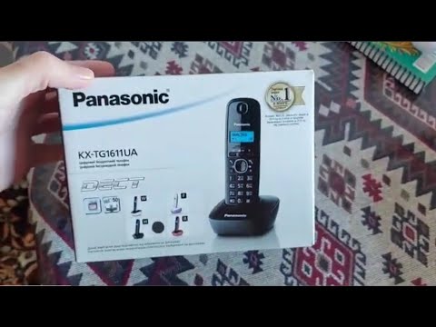 Видео: Купил домашний телефон Panasonic установка  телефона