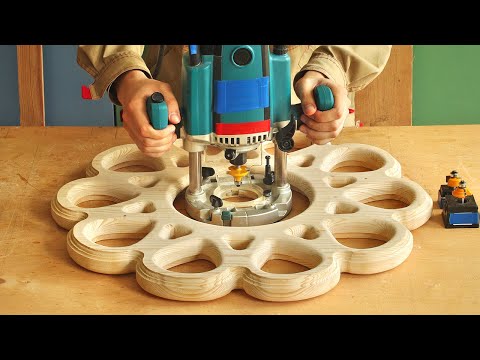 Видео: 4K Фрезерование круглой фигурной рамки для зеркала, making a beautiful round frame for a mirror