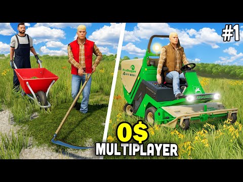 Видео: МЕГА ФЕРМА с 0$ на плоской карте с @FarmingGenius 👉 #1