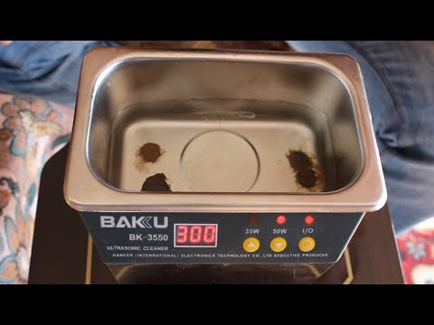 Видео: Чистка монет УЛЬТРАЗВУКОМ. Ванночка Bakku BK3550 / Ultrasonic Cleaner Bakku BK3550