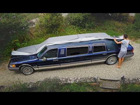 Видео: Мне удалось добраться домой на этом длинном лимузине Lincoln: реставрация начинается