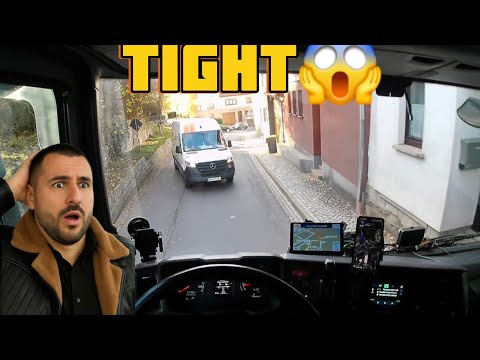 Видео: POV Дальнобой | Влетел в узкий переулок! Чуть не поцарапал 🚛😱