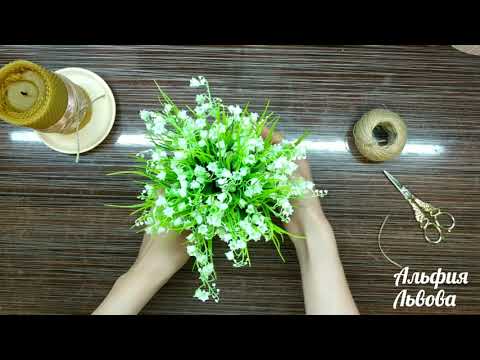 Видео: #83 Ландыши - миниатюра для декора 😍💚🌿 мастерская Альфии 🌸🌿