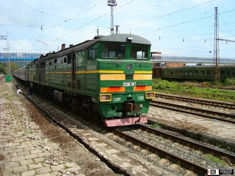 Видео: Абхазия из кабины тепловоза - 2