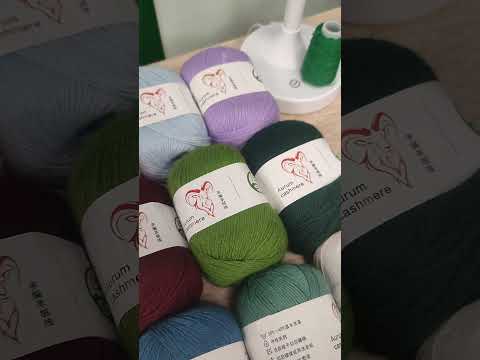 Видео: Китайская пряжа Aurum cashmere - небольшой обзор и отзыв по готовому изделию