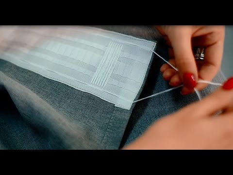 Видео: Как повесить шторы на шторной ленте