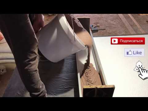 Видео: Термопанели из гибкого камня методом протяжки