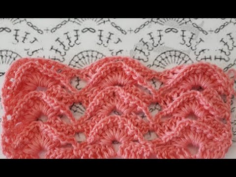 Видео: Рельефный УЗОР, Вязание КРЮЧКОМ , crochet beautiful pattern ( Узор № 302)